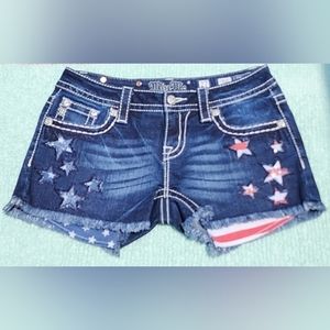 Miss Me Patriotic Shorts